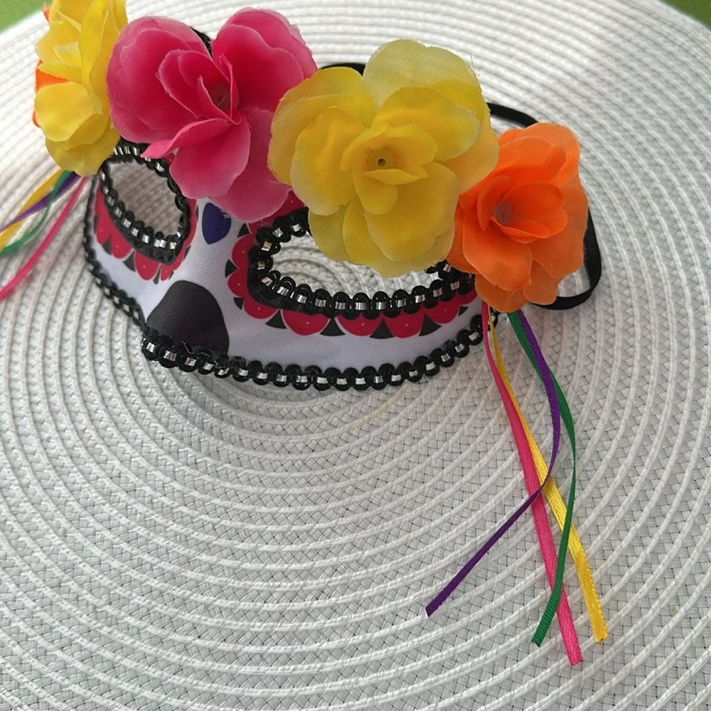 Flowered Masquerade Mask